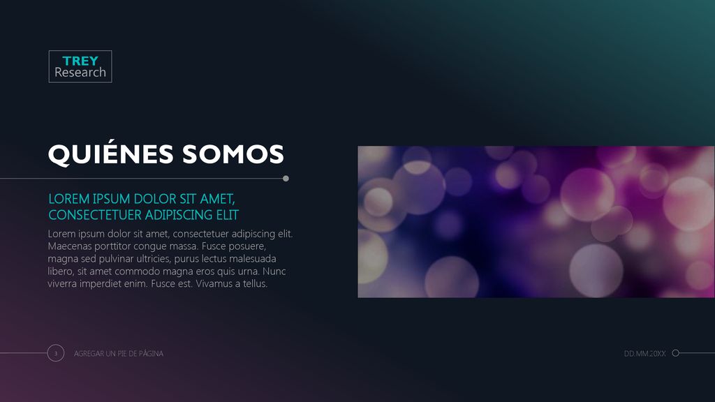QUIÉNES SOMOS LOREM IPSUM DOLOR SIT AMET, CONSECTETUER ADIPISCING ELIT