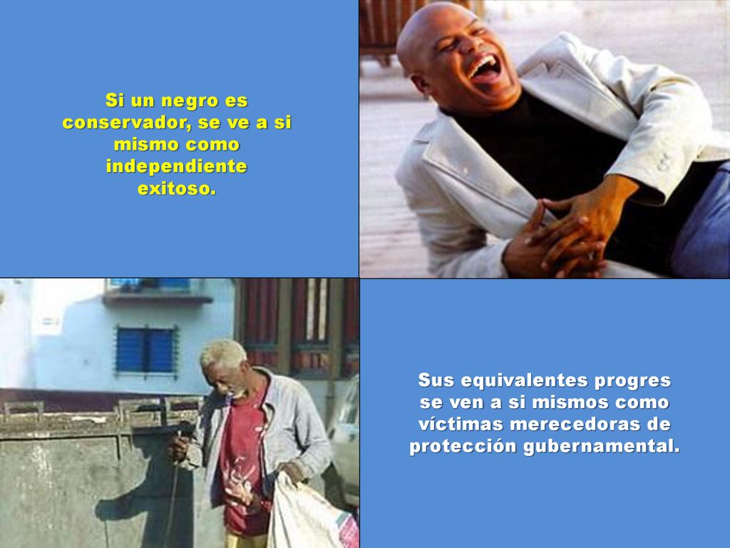 Si un negro es conservador, se ve a si mismo como independiente