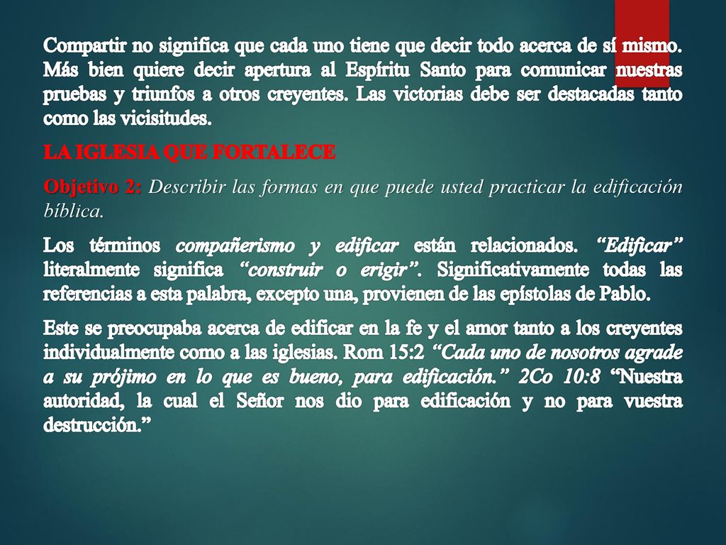 Compartir no significa que cada uno tiene que decir todo acerca de sí mismo.