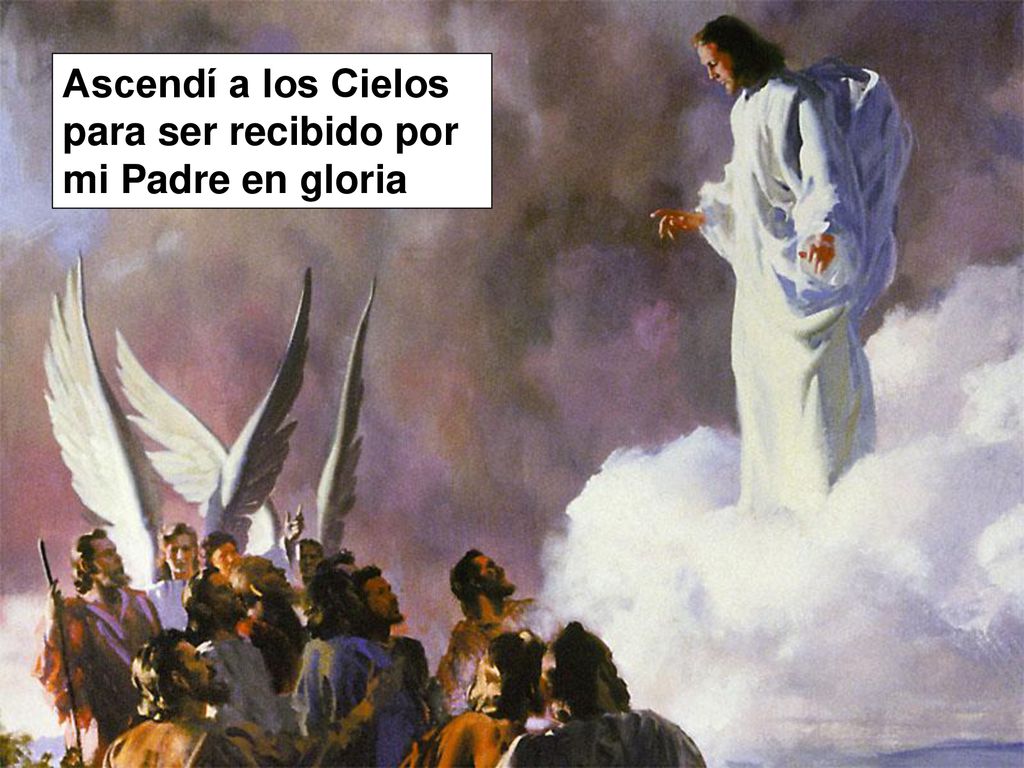 Ascendí a los Cielos para ser recibido por mi Padre en gloria