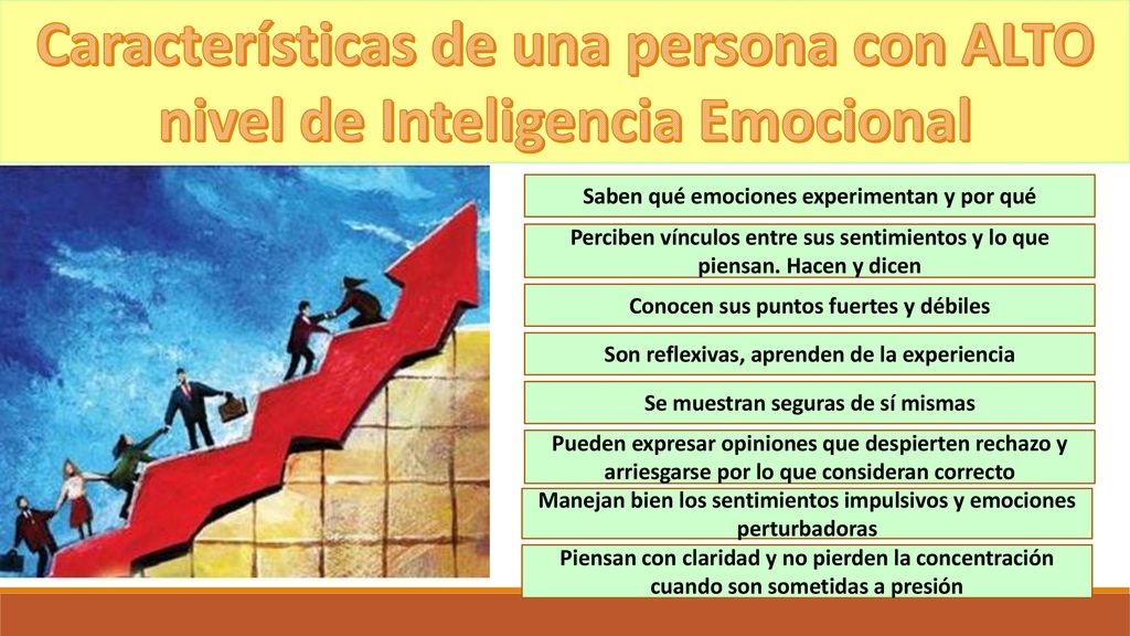 Características de una persona con ALTO nivel de Inteligencia Emocional
