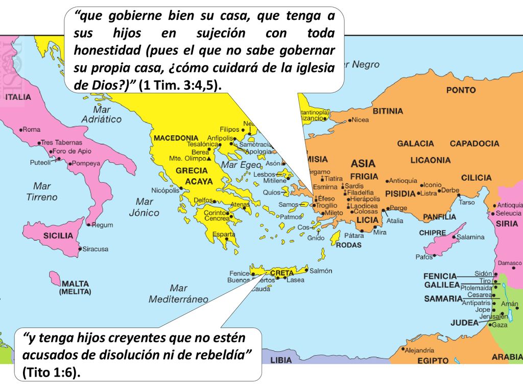 que gobierne bien su casa, que tenga a sus hijos en sujeción con toda honestidad (pues el que no sabe gobernar su propia casa, ¿cómo cuidará de la iglesia de Dios ) (1 Tim. 3:4,5).