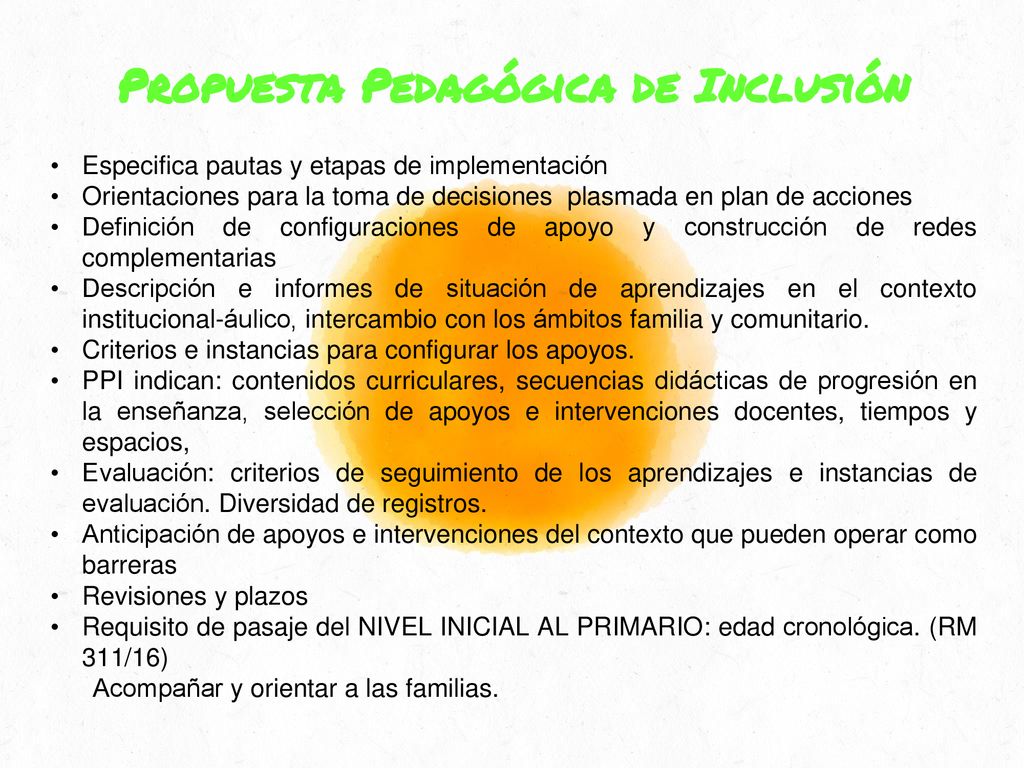 Arriba 31+ imagen modelo de propuesta pedagogica de inclusion