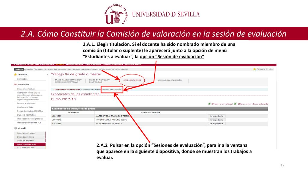 2.A. Cómo Constituir la Comisión de valoración en la sesión de evaluación