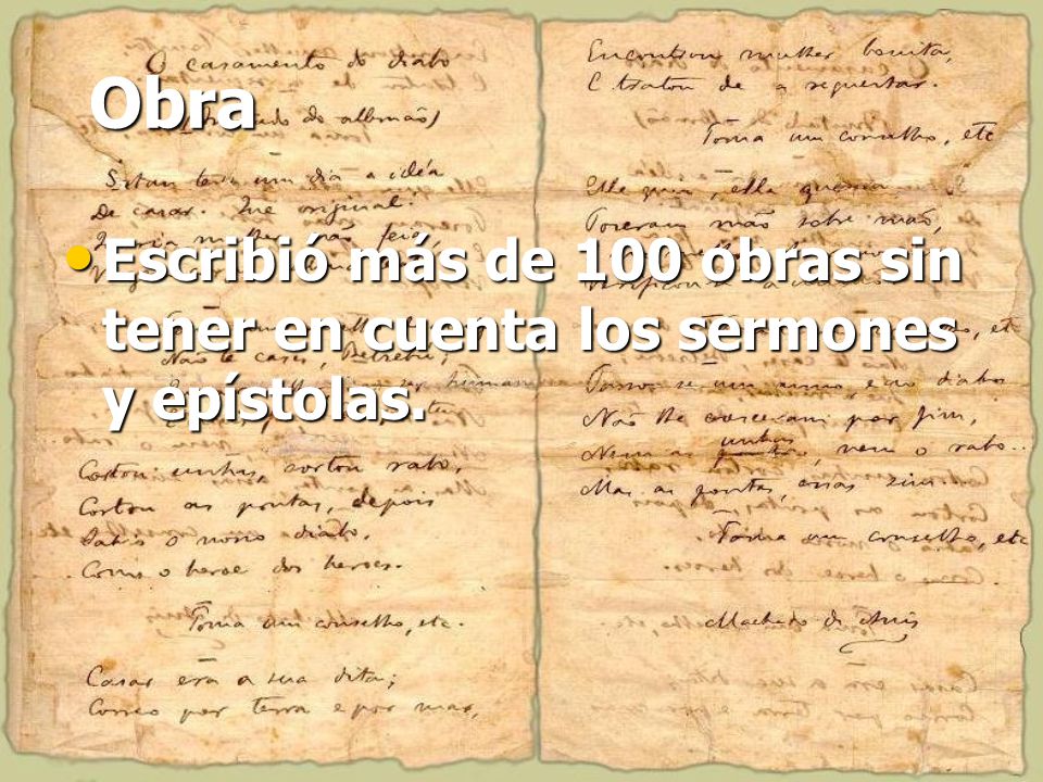 Obra Escribió más de 100 obras sin tener en cuenta los sermones y epístolas.
