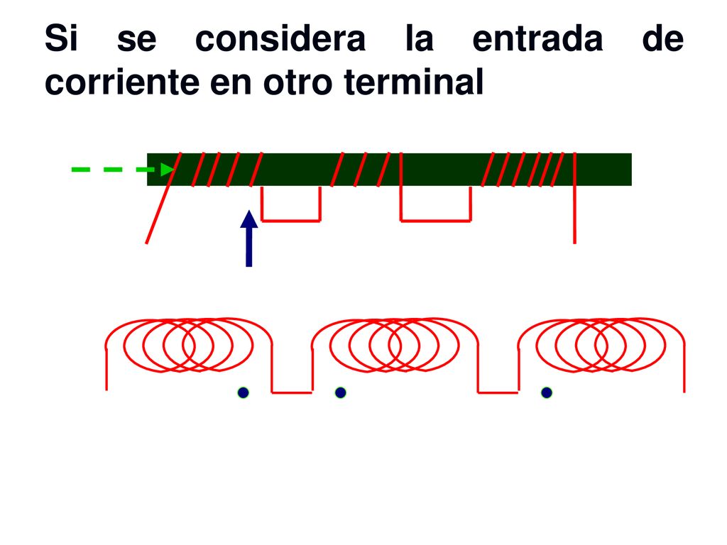 Si se considera la entrada de corriente en otro terminal