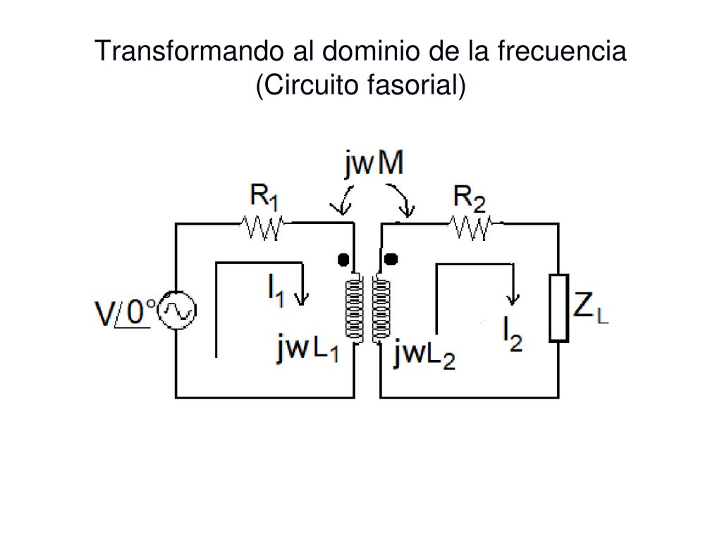 Transformando al dominio de la frecuencia (Circuito fasorial)