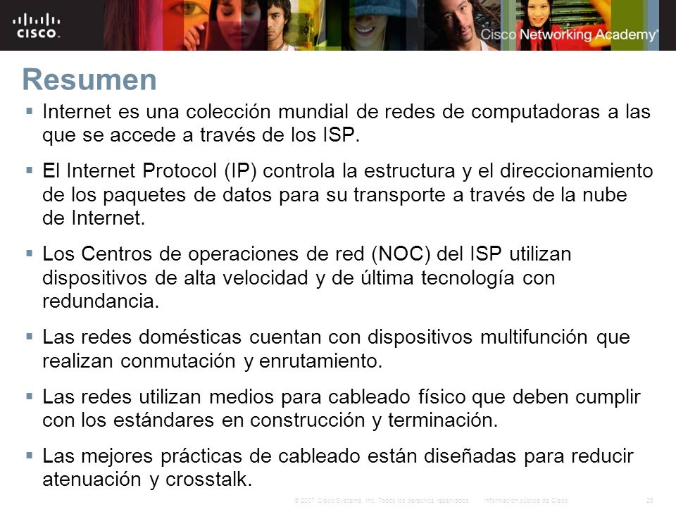 Resumen Internet es una colección mundial de redes de computadoras a las que se accede a través de los ISP.