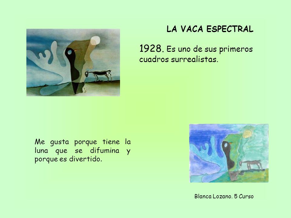1928. Es uno de sus primeros cuadros surrealistas.