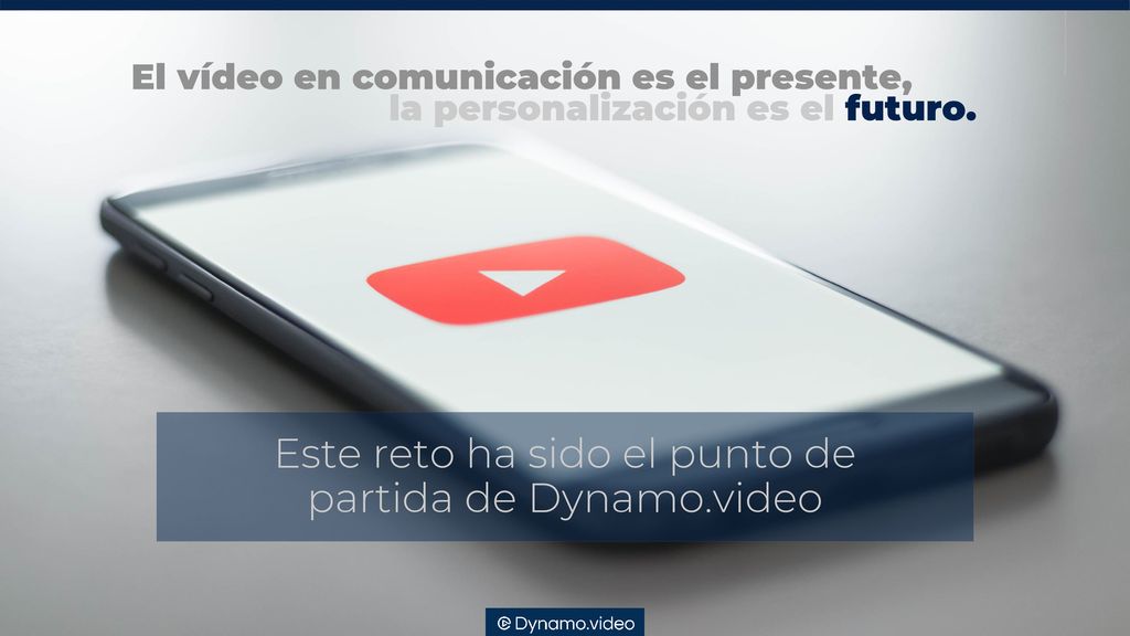 Este reto ha sido el punto de partida de Dynamo.video