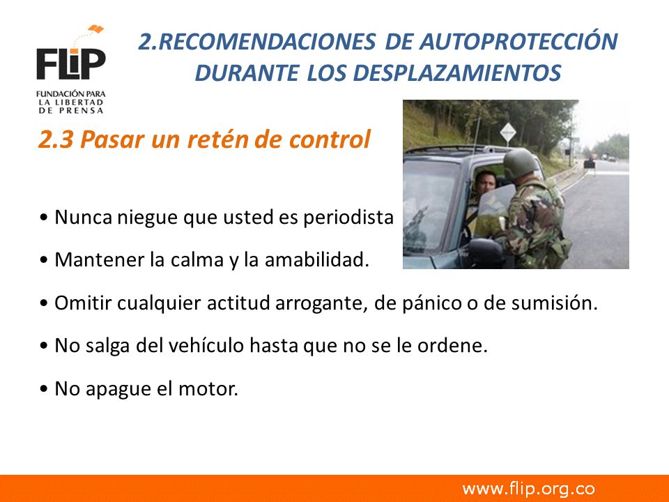 2.RECOMENDACIONES DE AUTOPROTECCIÓN DURANTE LOS DESPLAZAMIENTOS