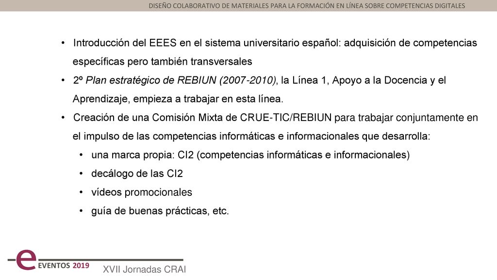 una marca propia: CI2 (competencias informáticas e informacionales)