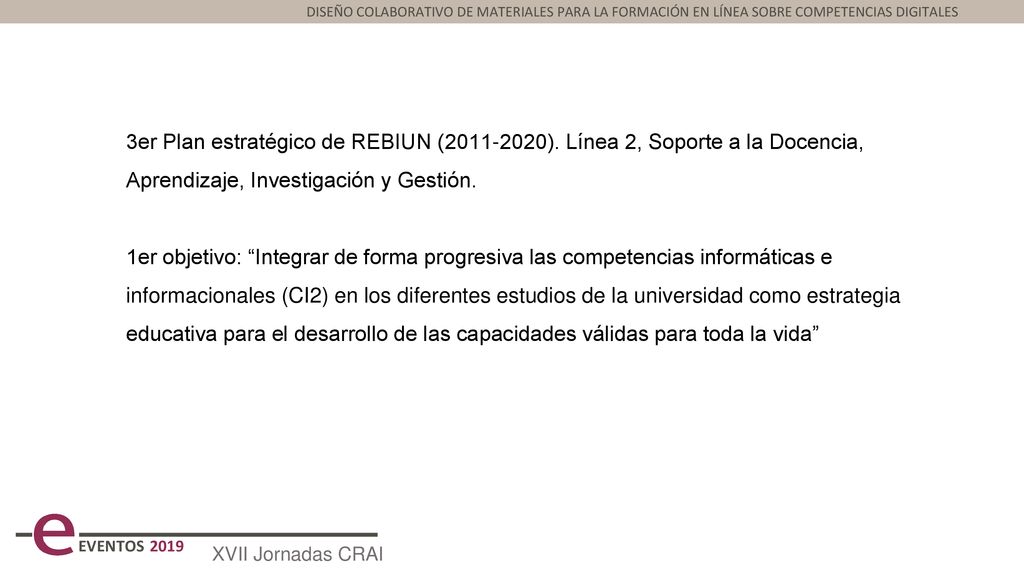 DISEÑO COLABORATIVO DE MATERIALES PARA LA FORMACIÓN EN LÍNEA SOBRE COMPETENCIAS DIGITALES