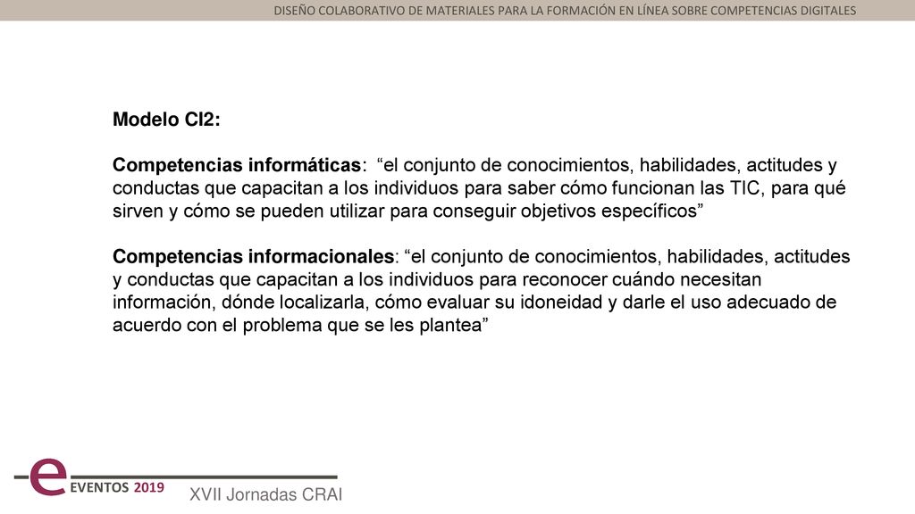 DISEÑO COLABORATIVO DE MATERIALES PARA LA FORMACIÓN EN LÍNEA SOBRE COMPETENCIAS DIGITALES