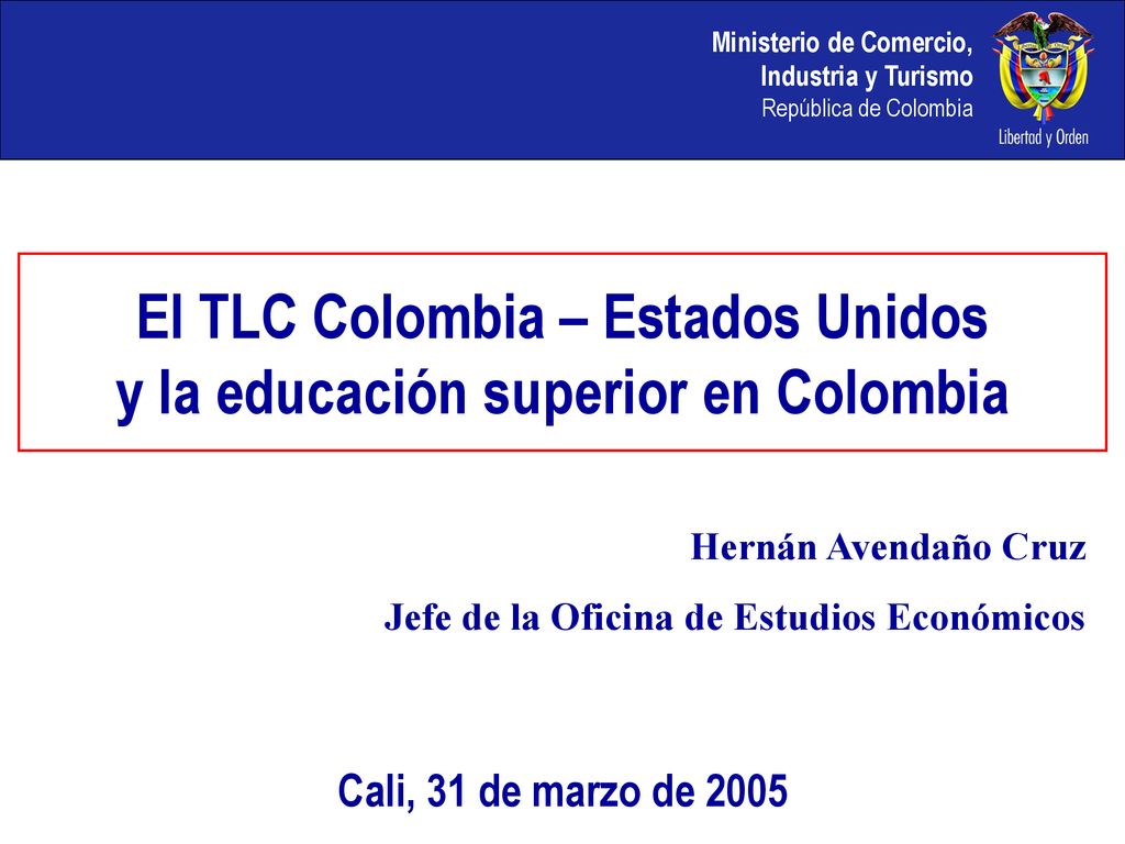 El TLC Colombia – Estados Unidos y la educación superior en Colombia