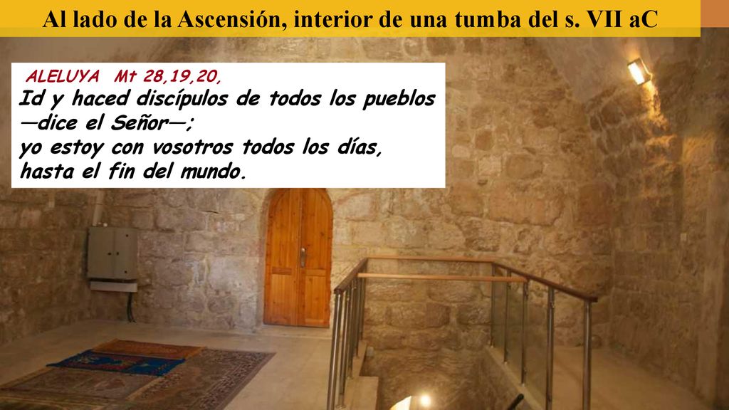 Al lado de la Ascensión, interior de una tumba del s. VII aC