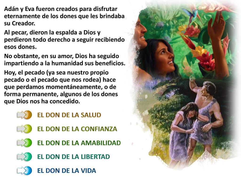 EL DON DE LA SALUD EL DON DE LA CONFIANZA EL DON DE LA AMABILIDAD