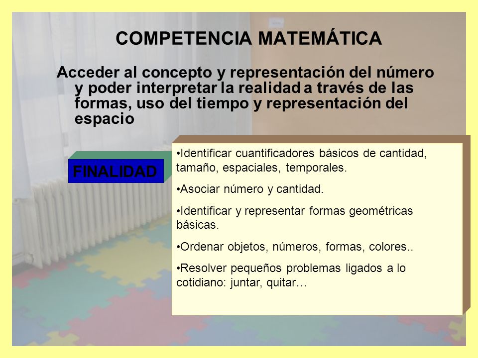 COMPETENCIA MATEMÁTICA