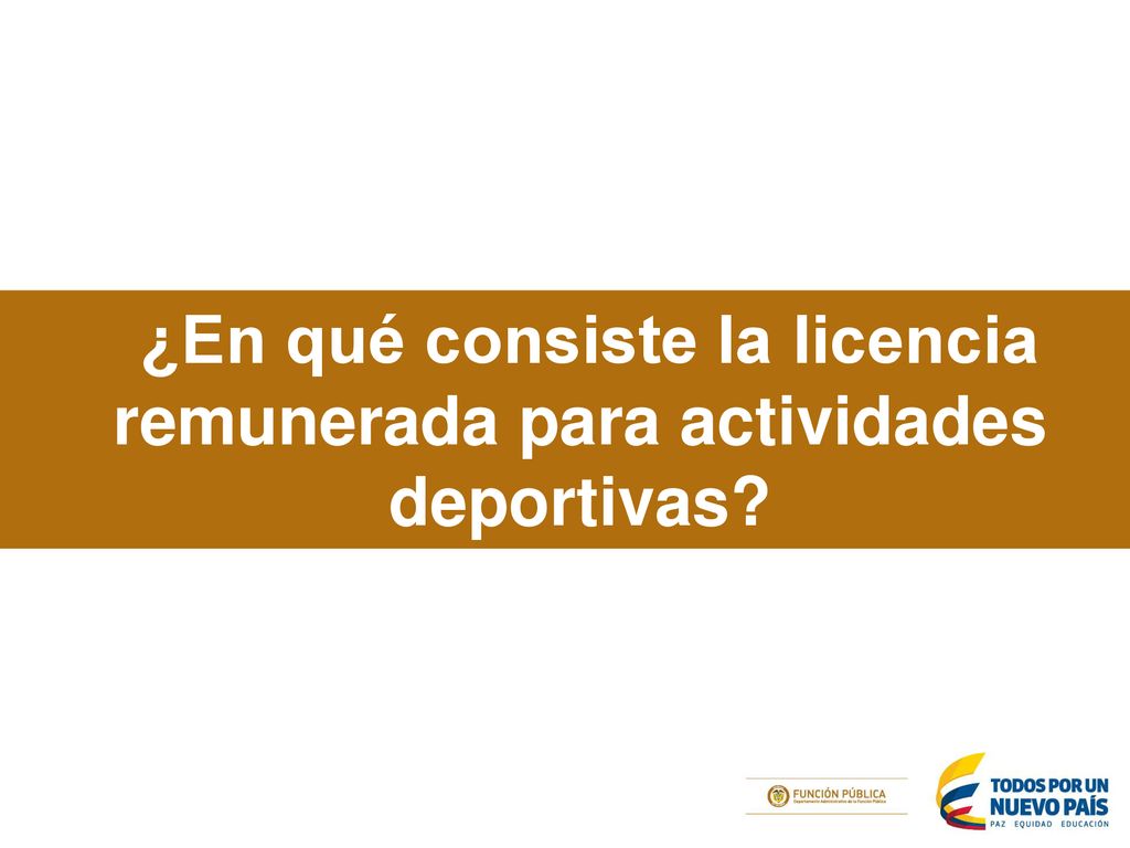 ¿En qué consiste la licencia remunerada para actividades deportivas