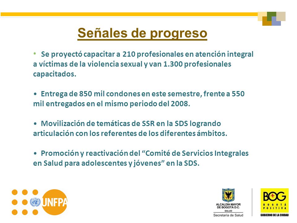 Señales de progreso