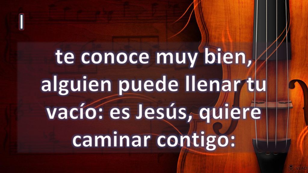 I te conoce muy bien, alguien puede llenar tu vacío: es Jesús, quiere caminar contigo: