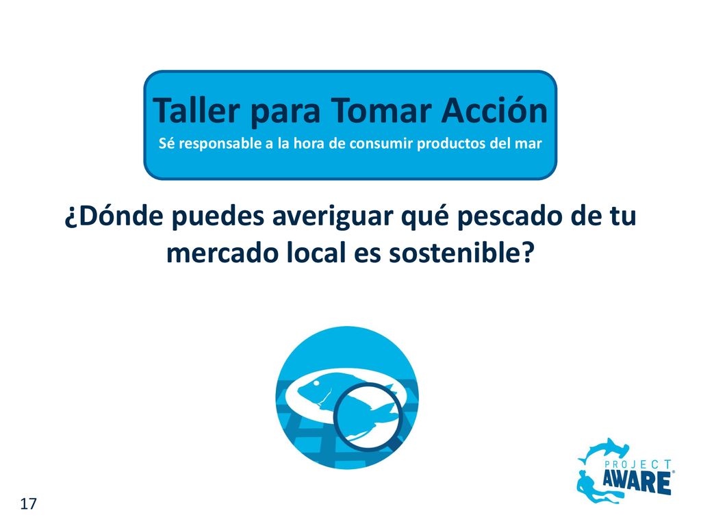 ¿Dónde puedes averiguar qué pescado de tu mercado local es sostenible