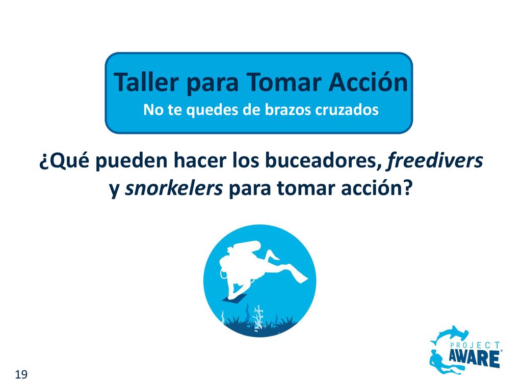 Taller para Tomar Acción No te quedes de brazos cruzados