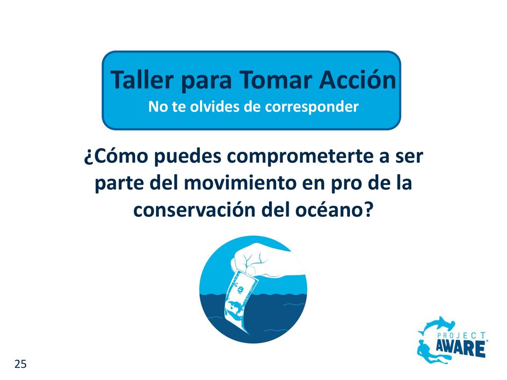 Taller para Tomar Acción No te olvides de corresponder