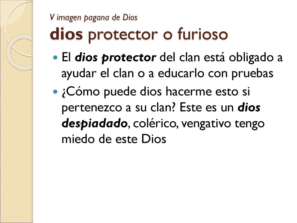 V imagen pagana de Dios dios protector o furioso