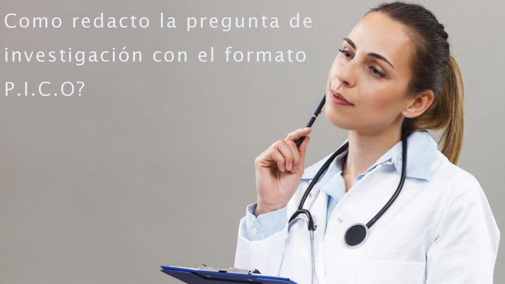 Como redacto la pregunta de investigación con el formato
