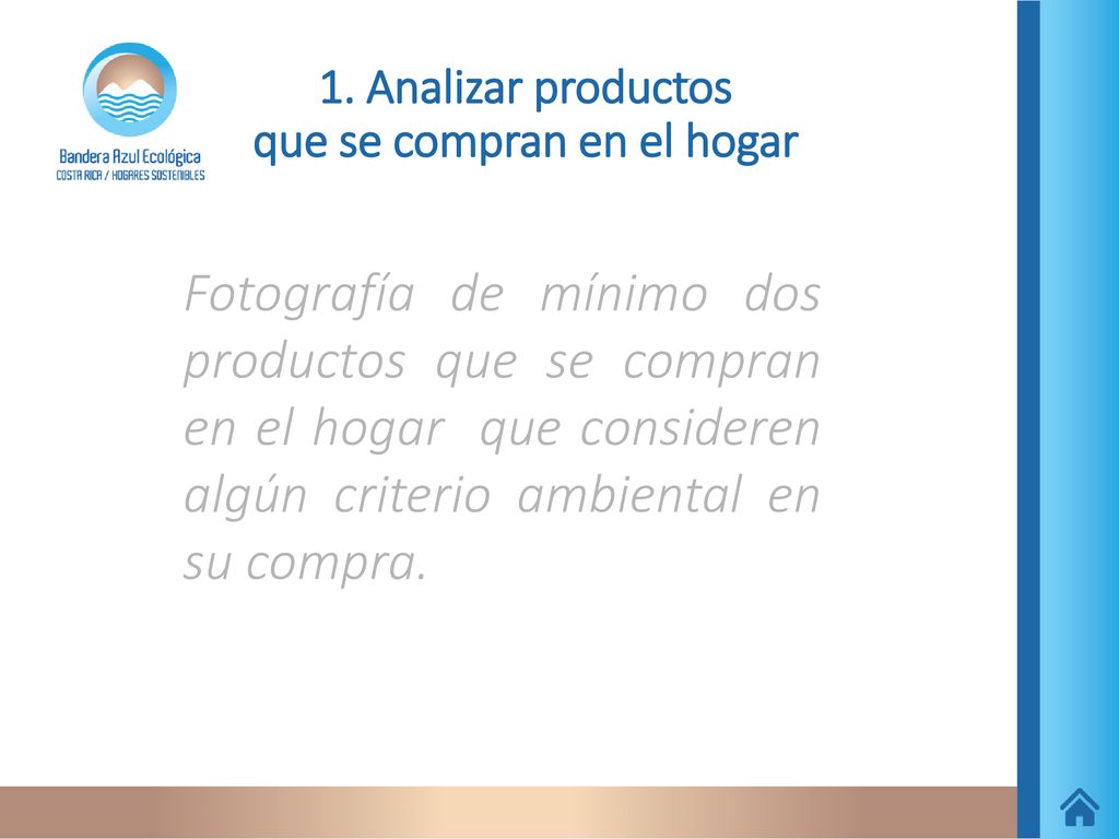 1. Analizar productos que se compran en el hogar