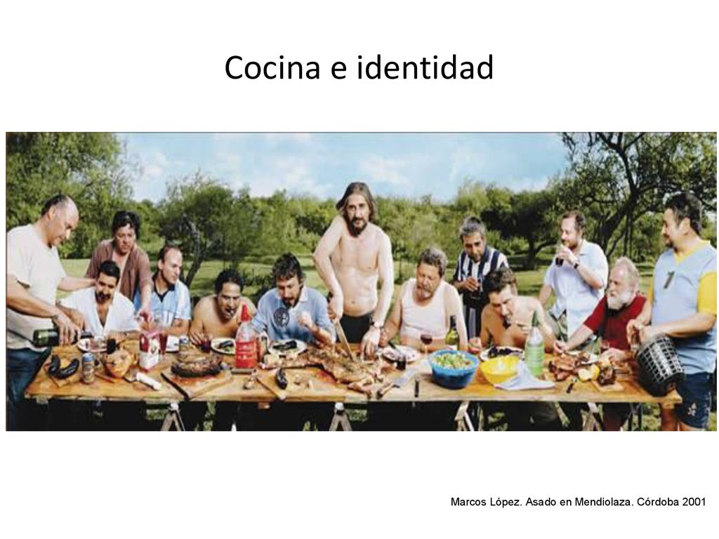 Cocina e identidad Marcos López. Asado en Mendiolaza. Córdoba 2001