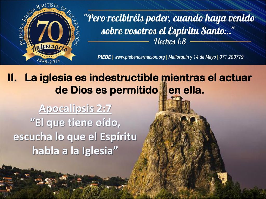El que tiene oído, escucha lo que el Espíritu habla a la Iglesia