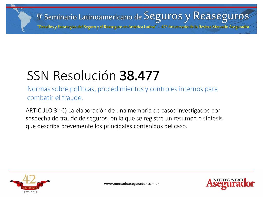 SSN Resolución Normas sobre políticas, procedimientos y controles internos para combatir el fraude.
