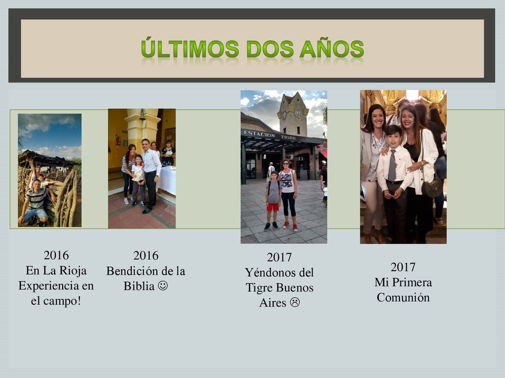 Últimos dos años En La Rioja Bendición de la Biblia 