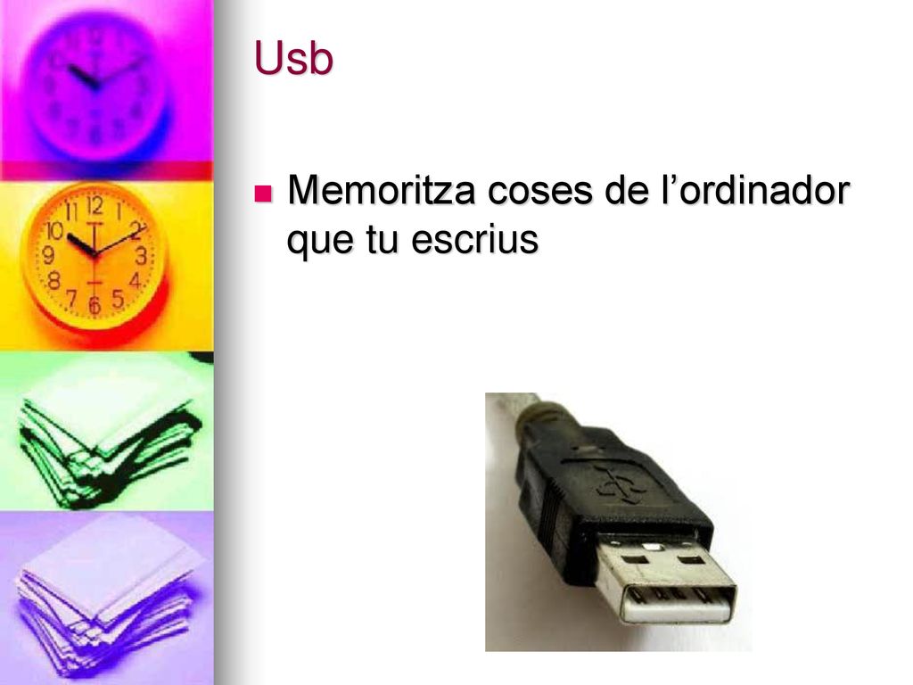 Usb Memoritza coses de l’ordinador que tu escrius