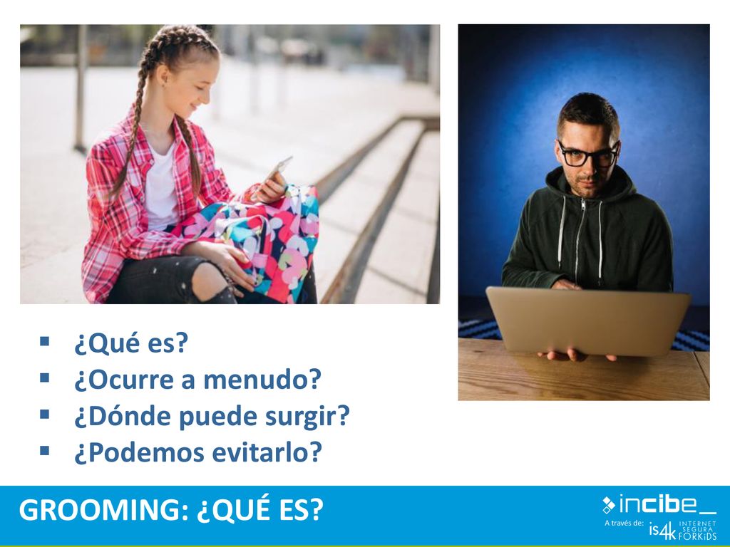 GROOMING: ¿QUÉ ES ¿Qué es ¿Ocurre a menudo ¿Dónde puede surgir