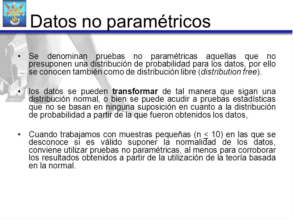 Datos no paramétricos