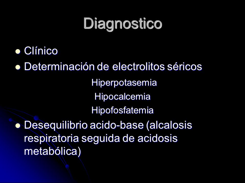 Diagnostico Clínico Determinación de electrolitos séricos