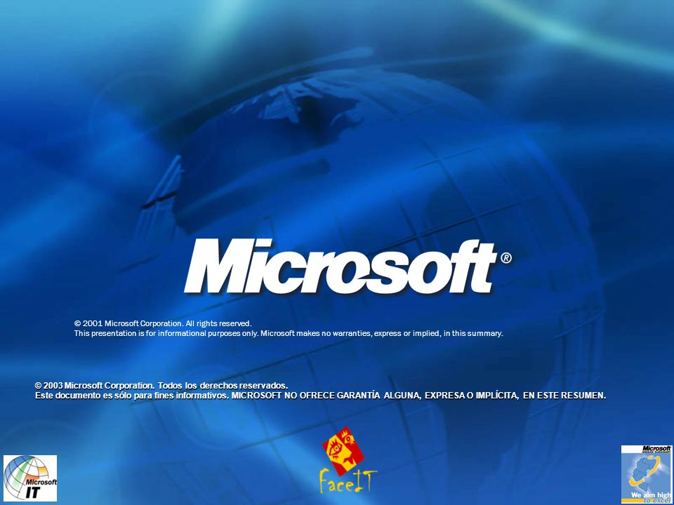 © 2001 Microsoft Corporation. All rights reserved.