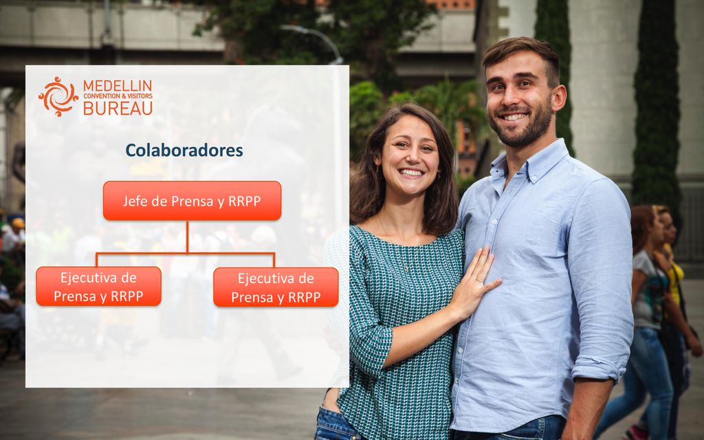 Colaboradores Jefe de Prensa y RRPP Ejecutiva de Prensa y RRPP