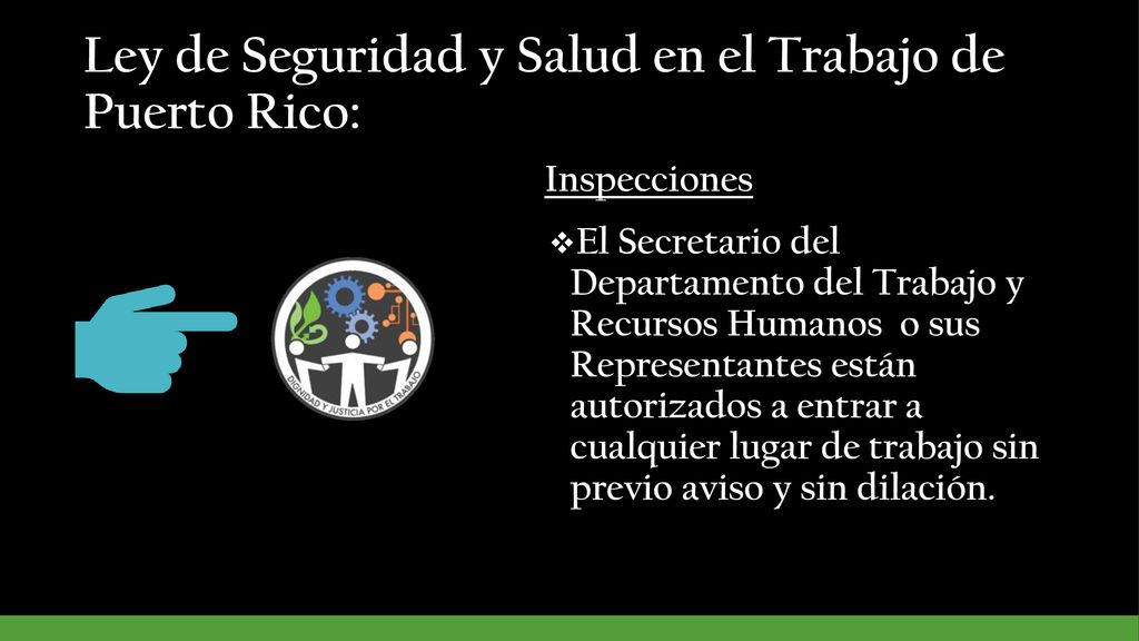Ley de Seguridad y Salud en el Trabajo de Puerto Rico: