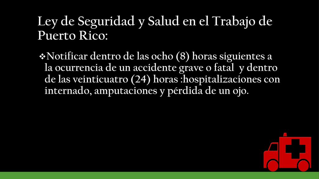 Ley de Seguridad y Salud en el Trabajo de Puerto Rico:
