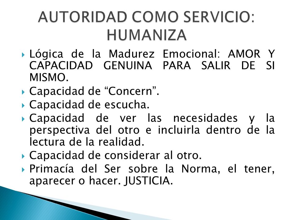 AUTORIDAD COMO SERVICIO: HUMANIZA