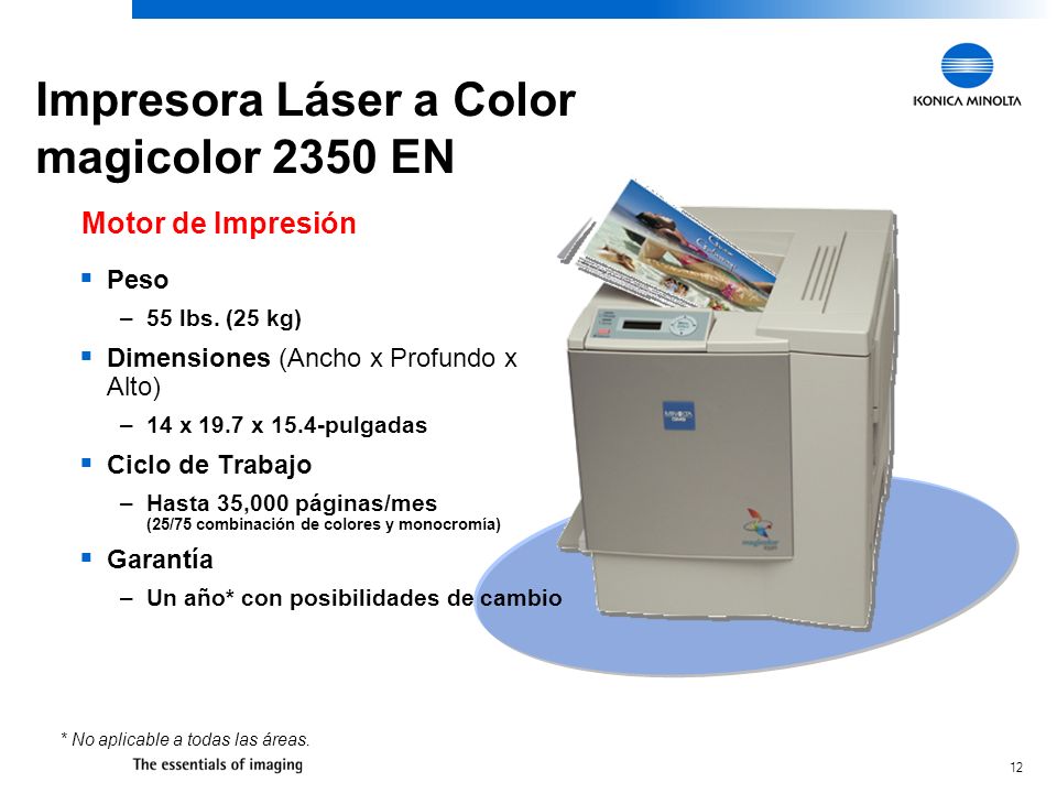Impresora Láser a Color magicolor 2350 EN