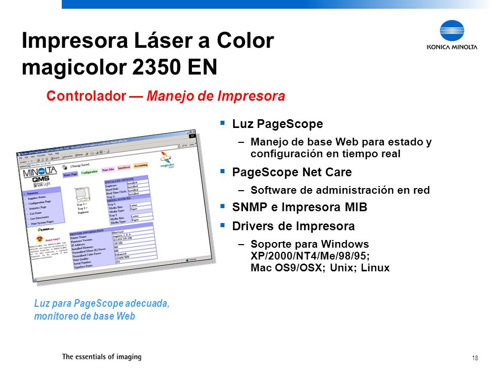 Impresora Láser a Color magicolor 2350 EN