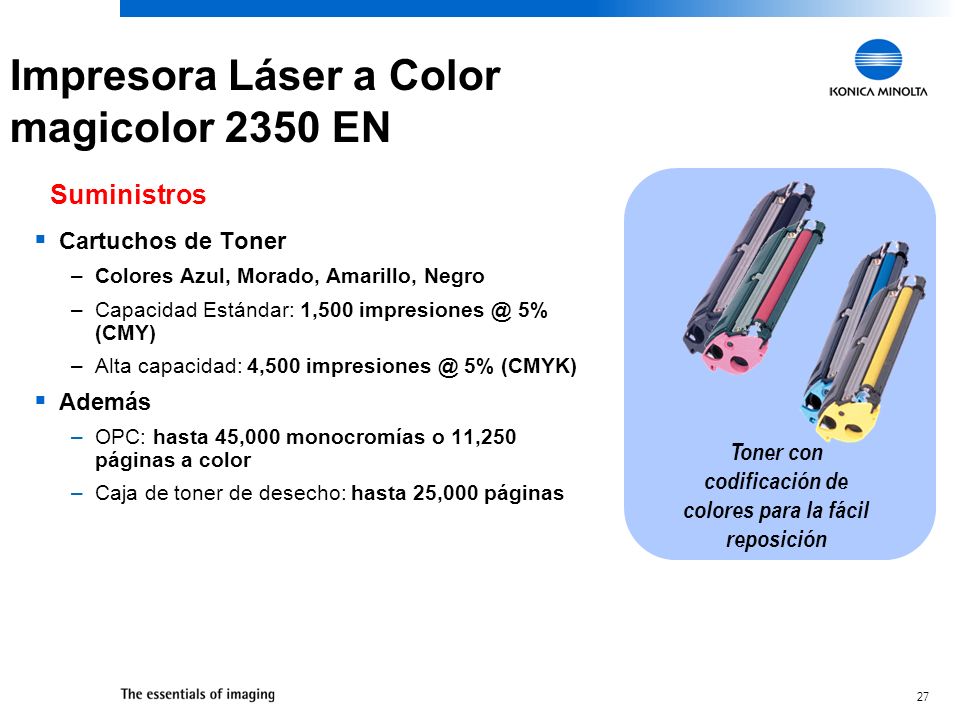 Impresora Láser a Color magicolor 2350 EN