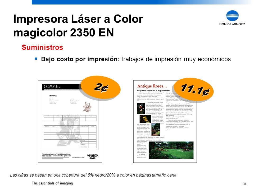 Impresora Láser a Color magicolor 2350 EN