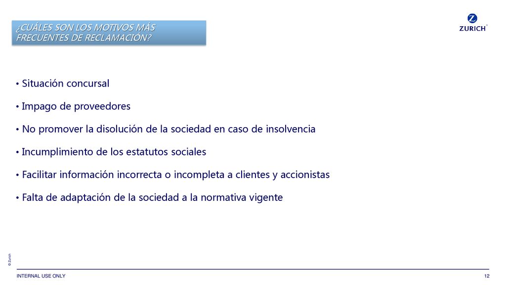 No promover la disolución de la sociedad en caso de insolvencia