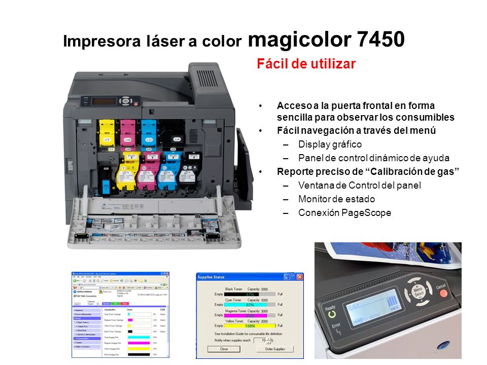 Impresora láser a color magicolor 7450